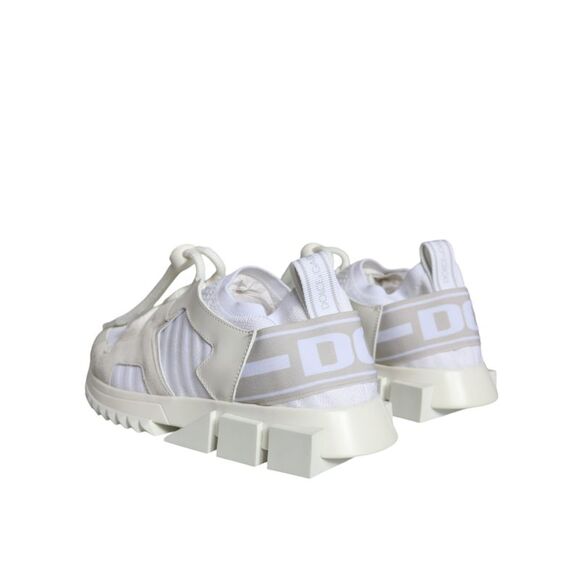 Dolce & Gabbana White Mesh Sorrento Trekking Sneakers Women\'s Shoes